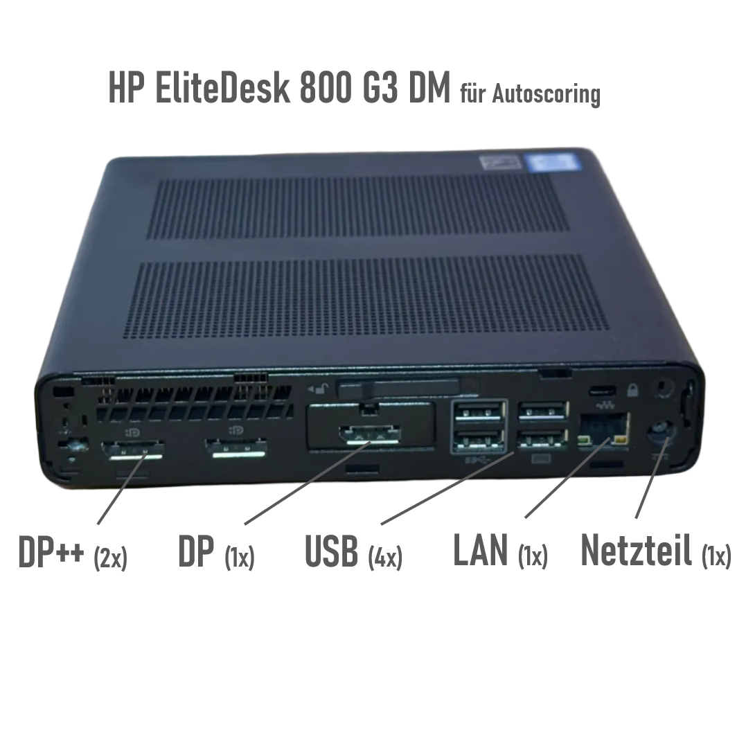 HP EliteDesk 800 G3 DM für AUTOSCORING