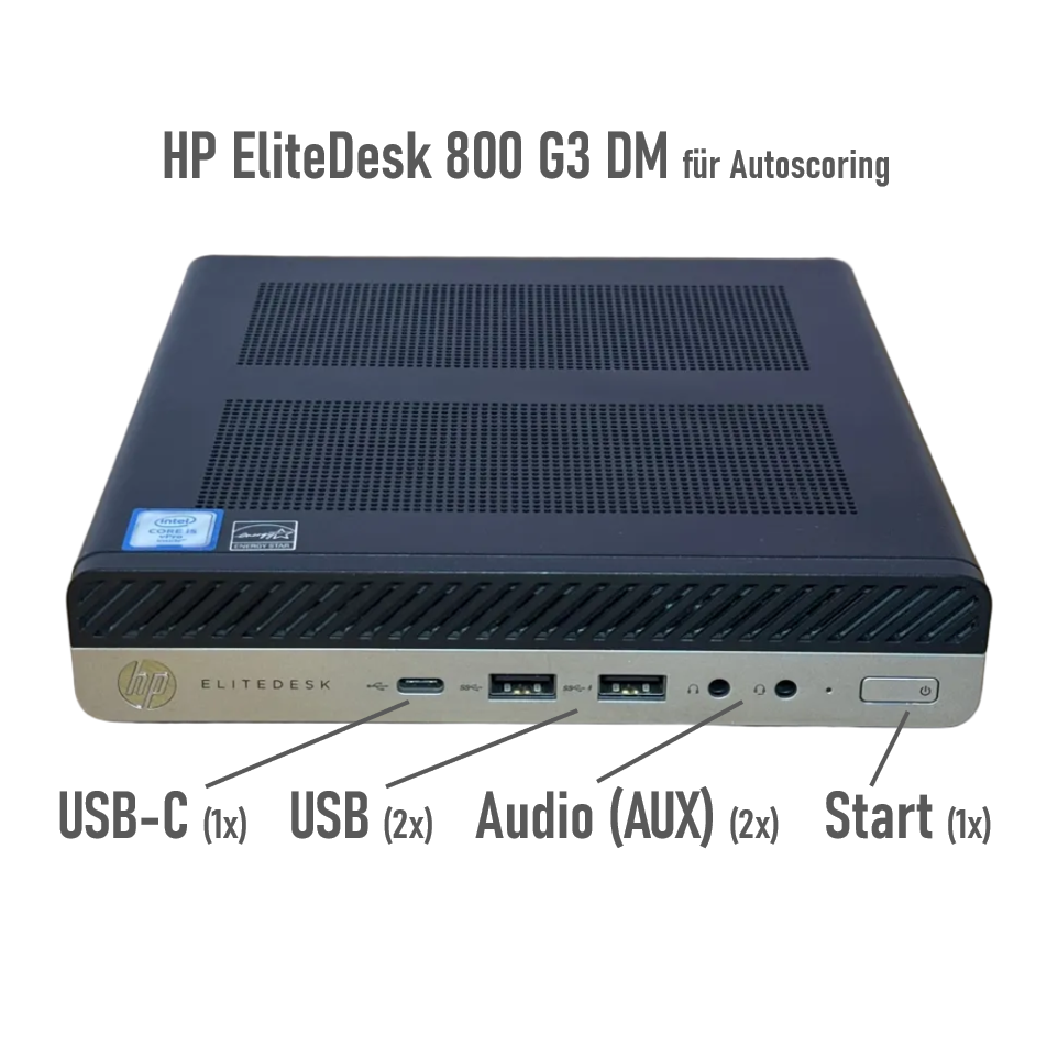 HP EliteDesk 800 G3 DM für AUTOSCORING